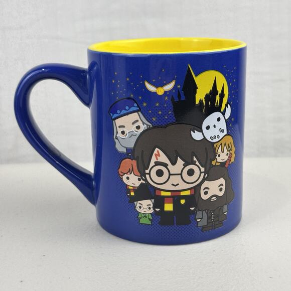 Silver Buffalo Hogwarts Harry Potter Chibi Characters Ceramic Mug Holds 14 oz - Picture 1 of 6